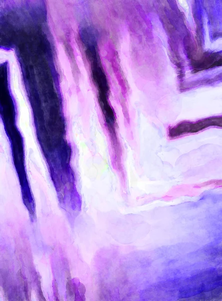 Soyut suluboya sanat eserleri. Fırça boyalı dijital resim. Renkli yaratıcı suluboya çizimi.