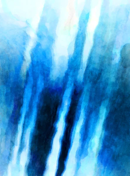 Expressive Abstract Watercolor Artwork Brush Painted Digital Art Painting Colorful — Stock Photo, Image