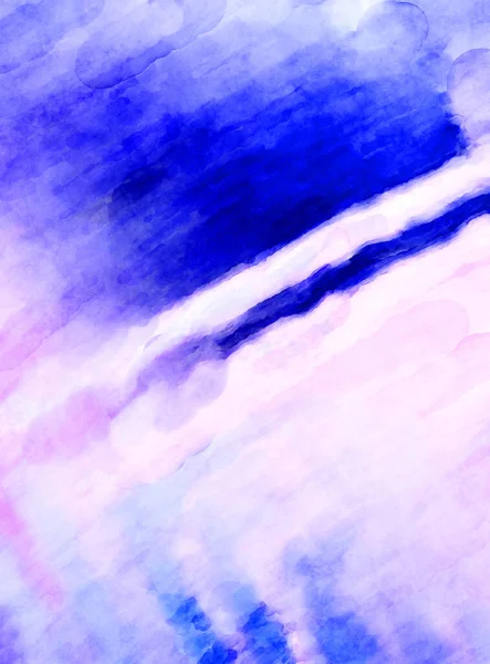 Soyut suluboya sanat eserleri. Fırça boyalı dijital resim. Renkli yaratıcı suluboya çizimi.