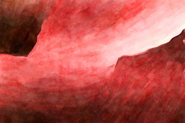 Soyut suluboya sanat eserleri. Fırça boyalı dijital resim. Renkli yaratıcı suluboya çizimi.