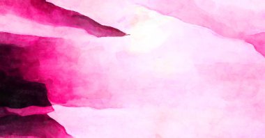 Soyut suluboya sanat eserleri. Fırça boyalı dijital resim. Renkli yaratıcı suluboya çizimi.