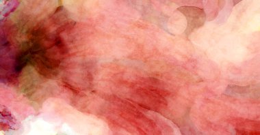 Soyut suluboya sanat eserleri. Fırça boyalı dijital resim. Renkli yaratıcı suluboya çizimi.