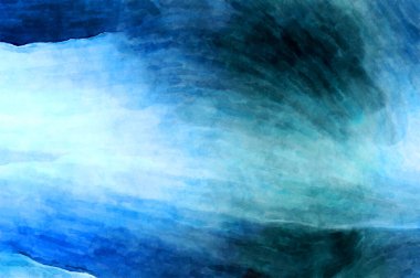 Soyut suluboya sanat eserleri. Fırça boyalı dijital resim. Renkli yaratıcı suluboya çizimi.