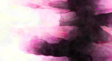 Soyut suluboya sanat eserleri. Fırça boyalı dijital resim. Renkli yaratıcı suluboya çizimi.