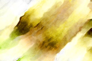 Soyut suluboya sanat eserleri. Fırça boyalı dijital resim. Renkli yaratıcı suluboya çizimi.