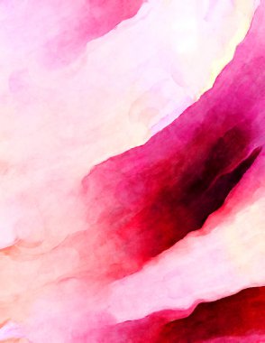 Soyut suluboya sanat eserleri. Fırça boyalı dijital resim. Renkli yaratıcı suluboya çizimi.