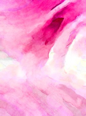 Soyut suluboya sanat eserleri. Fırça boyalı dijital resim. Renkli yaratıcı suluboya çizimi.