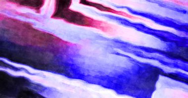 Soyut suluboya sanat eserleri. Fırça boyalı dijital resim. Renkli yaratıcı suluboya çizimi.