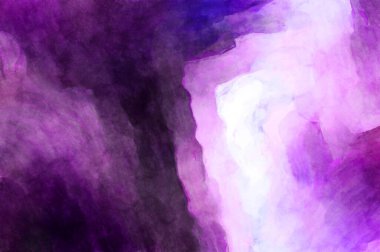 Soyut suluboya sanat eserleri. Fırça boyalı dijital resim. Renkli yaratıcı suluboya çizimi.