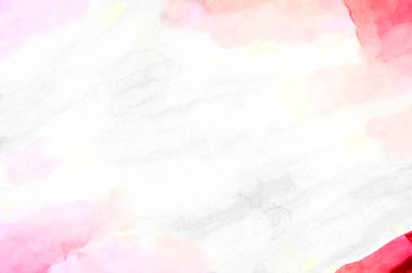 Soyut suluboya sanat eserleri. Fırça boyalı dijital resim. Renkli yaratıcı suluboya çizimi.