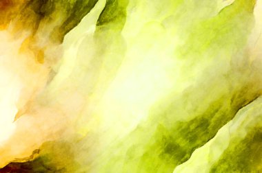 Soyut suluboya sanat eserleri. Fırça boyalı dijital resim. Renkli yaratıcı suluboya çizimi.