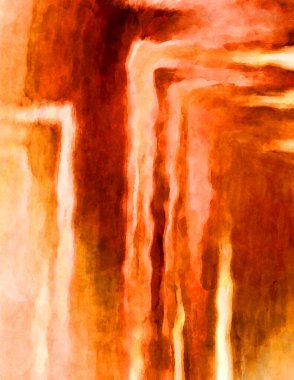 Soyut suluboya sanat eserleri. Fırça boyalı dijital resim. Renkli yaratıcı suluboya çizimi.