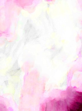 Soyut suluboya sanat eserleri. Fırça boyalı dijital resim. Renkli yaratıcı suluboya çizimi.