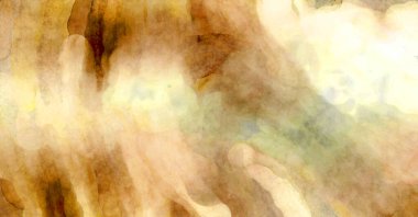 Soyut suluboya sanat eserleri. Fırça boyalı dijital resim. Renkli yaratıcı suluboya çizimi.