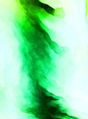 Soyut suluboya sanat eserleri. Fırça boyalı dijital resim. Renkli yaratıcı suluboya çizimi.