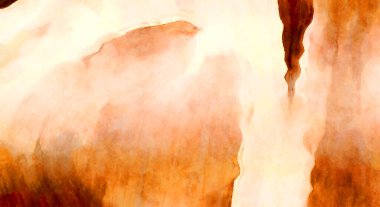 Soyut suluboya sanat eserleri. Fırça boyalı dijital resim. Renkli yaratıcı suluboya çizimi.