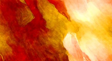 Soyut suluboya sanat eserleri. Fırça boyalı dijital resim. Renkli yaratıcı suluboya çizimi.