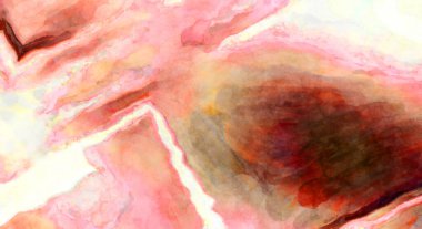 Soyut suluboya sanat eserleri. Fırça boyalı dijital resim. Renkli yaratıcı suluboya çizimi.