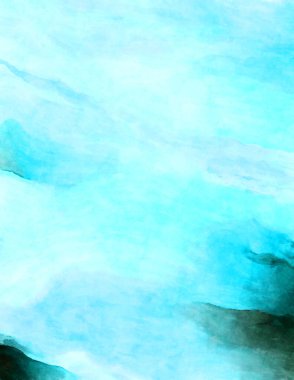 Soyut suluboya sanat eserleri. Fırça boyalı dijital resim. Renkli yaratıcı suluboya çizimi.