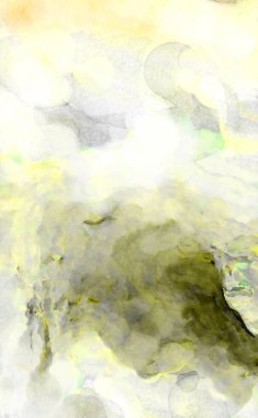 Soyut suluboya sanat eserleri. Fırça boyalı dijital resim. Renkli yaratıcı suluboya çizimi.