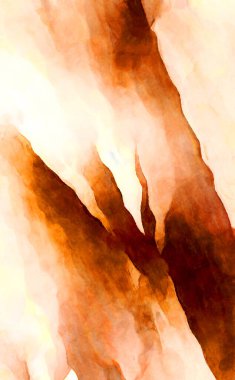 Soyut suluboya sanat eserleri. Fırça boyalı dijital resim. Renkli yaratıcı suluboya çizimi.