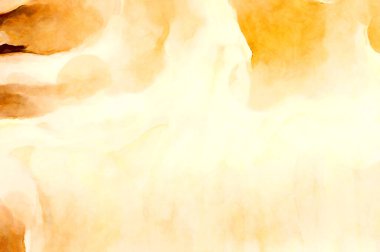 Soyut suluboya sanat eserleri. Fırça boyalı dijital resim. Renkli yaratıcı suluboya çizimi.