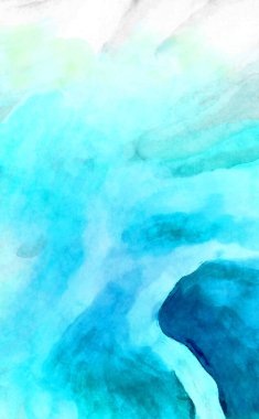 Soyut suluboya sanat eserleri. Fırça boyalı dijital resim. Renkli yaratıcı suluboya çizimi.