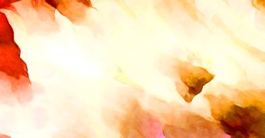 Soyut suluboya sanat eserleri. Fırça boyalı dijital resim. Renkli yaratıcı suluboya çizimi.