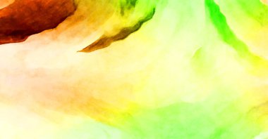 Soyut suluboya sanat eserleri. Fırça boyalı dijital resim. Renkli yaratıcı suluboya çizimi.