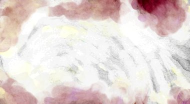 Soyut suluboya sanat eserleri. Fırça boyalı dijital resim. Renkli yaratıcı suluboya çizimi.