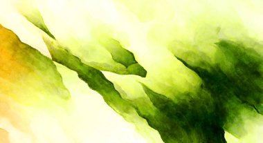 Soyut suluboya sanat eserleri. Fırça boyalı dijital resim. Renkli yaratıcı suluboya çizimi.