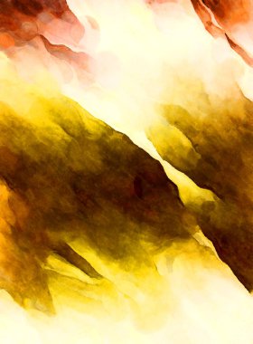 Soyut suluboya sanat eserleri. Fırça boyalı dijital resim. Renkli yaratıcı suluboya çizimi.