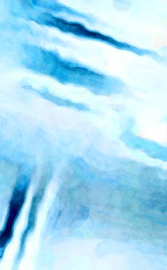 Soyut suluboya sanat eserleri. Fırça boyalı dijital resim. Renkli yaratıcı suluboya çizimi.