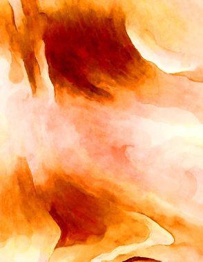 Soyut suluboya sanat eserleri. Fırça boyalı dijital resim. Renkli yaratıcı suluboya çizimi.