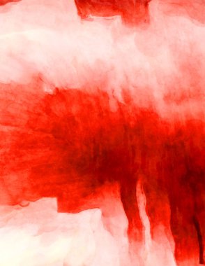 Soyut suluboya sanat eserleri. Fırça boyalı dijital resim. Renkli yaratıcı suluboya çizimi.