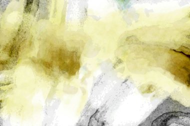 Soyut suluboya sanat eserleri. Fırça boyalı dijital resim. Renkli yaratıcı suluboya çizimi.