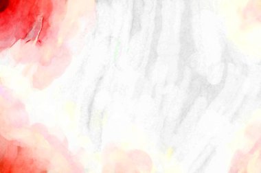 Soyut suluboya sanat eserleri. Fırça boyalı dijital resim. Renkli yaratıcı suluboya çizimi.