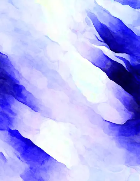 Expressive Abstract Watercolor Artwork Brush Painted Digital Art Painting Colorful — Stock Photo, Image