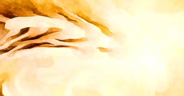 Soyut suluboya sanat eserleri. Fırça boyalı dijital resim. Renkli yaratıcı suluboya çizimi.