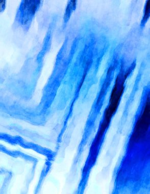 Soyut suluboya sanat eserleri. Fırça boyalı dijital resim. Renkli yaratıcı suluboya çizimi.