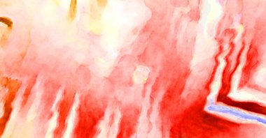 Soyut suluboya sanat eserleri. Fırça boyalı dijital resim. Renkli yaratıcı suluboya çizimi.