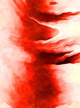 Soyut suluboya sanat eserleri. Fırça boyalı dijital resim. Renkli yaratıcı suluboya çizimi.