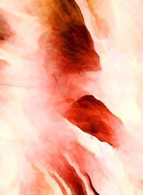 Soyut suluboya sanat eserleri. Fırça boyalı dijital resim. Renkli yaratıcı suluboya çizimi.