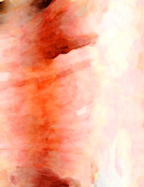 Soyut suluboya sanat eserleri. Fırça boyalı dijital resim. Renkli yaratıcı suluboya çizimi.