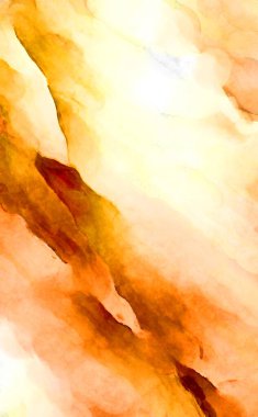 Soyut suluboya sanat eserleri. Fırça boyalı dijital resim. Renkli yaratıcı suluboya çizimi.