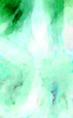 Soyut suluboya sanat eserleri. Fırça boyalı dijital resim. Renkli yaratıcı suluboya çizimi.