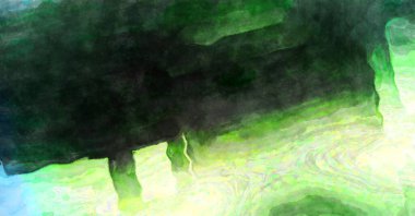 Soyut suluboya sanat eserleri. Fırça boyalı dijital resim. Renkli yaratıcı suluboya çizimi.