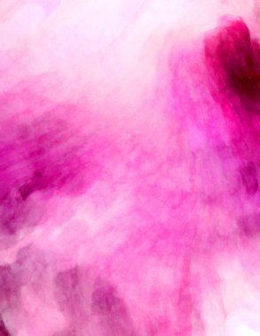 Soyut suluboya sanat eserleri. Fırça boyalı dijital resim. Renkli yaratıcı suluboya çizimi.