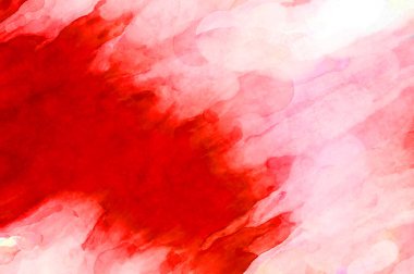 Soyut suluboya sanat eserleri. Fırça boyalı dijital resim. Renkli yaratıcı suluboya çizimi.