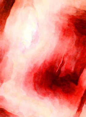 Soyut suluboya sanat eserleri. Fırça boyalı dijital resim. Renkli yaratıcı suluboya çizimi.